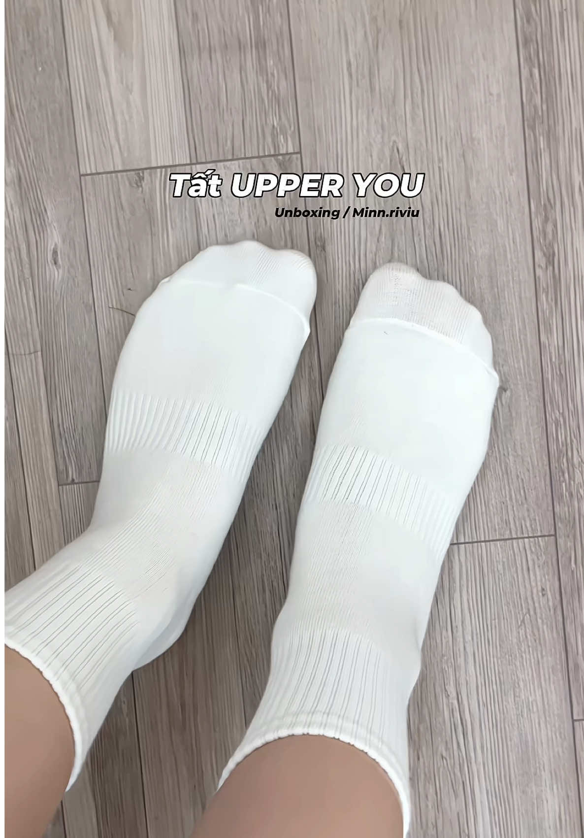 Tất đeo êm, dày dặn lắm nè 😍🌟 #tất #tatchan #upperyou #review #minnriviu #muataitiktok 