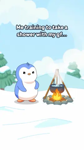 Then when it’s my turn the water is subzero 🥶😰