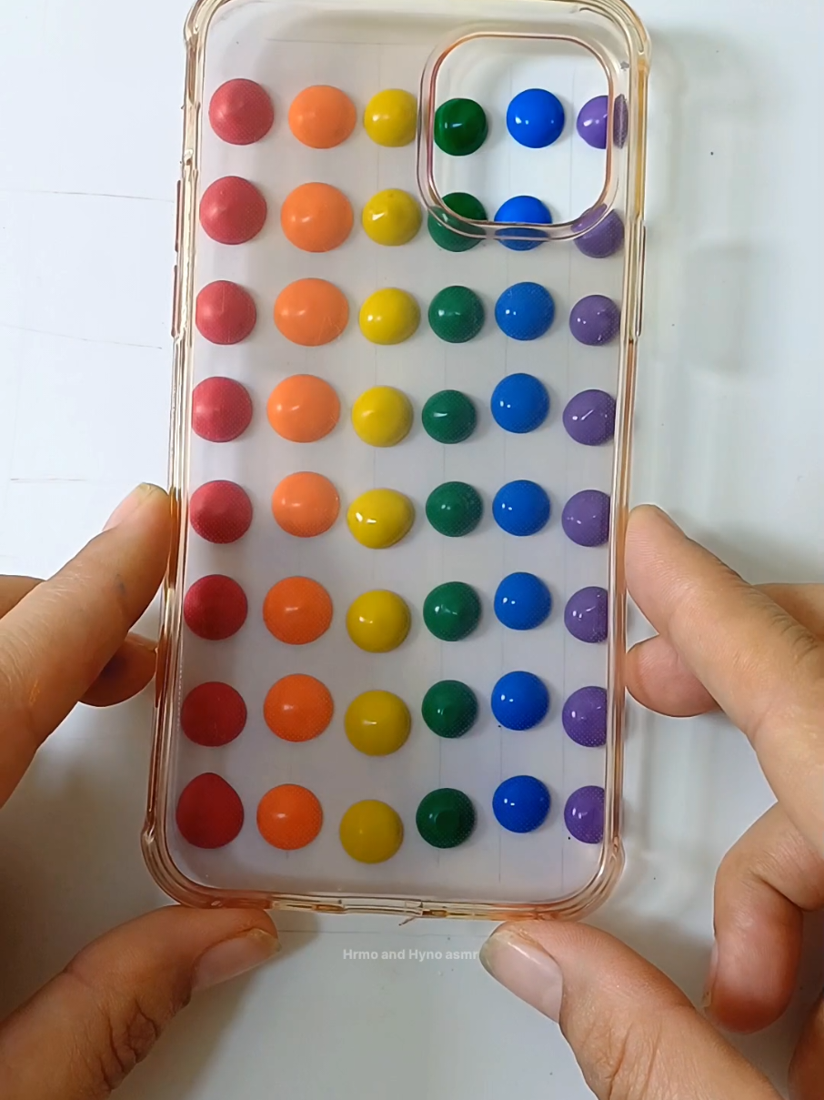 Satisfying Phone case Painting with Rainbow colour || #painting #drawing #asmr #satisfying #tik_tok #art 
