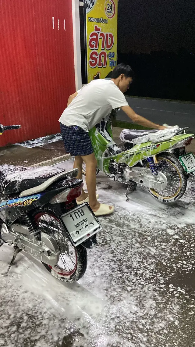 ล้างปึบตกปั้บ🤪#125ไฟเลี้ยวบังลม #เด็กบ้านนอก 