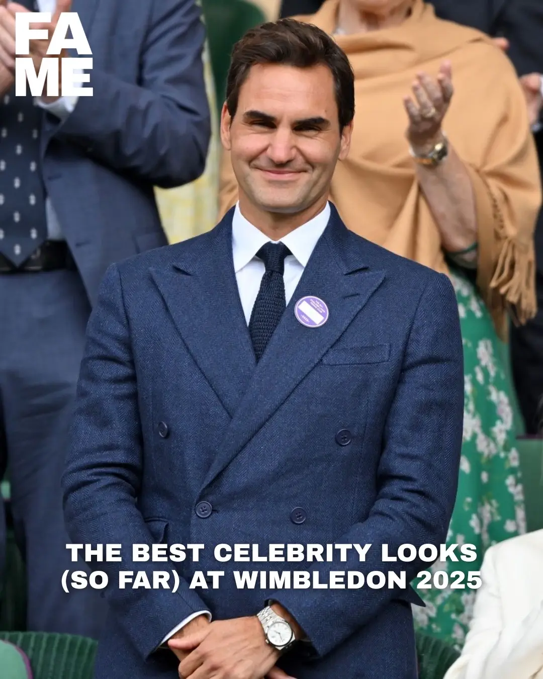 Check out the best-dressed sports legends and Hollywood superstars in the grandstands at Wimbledon 2025 so far.  📸 Getty Images  #Wimbledon2025 