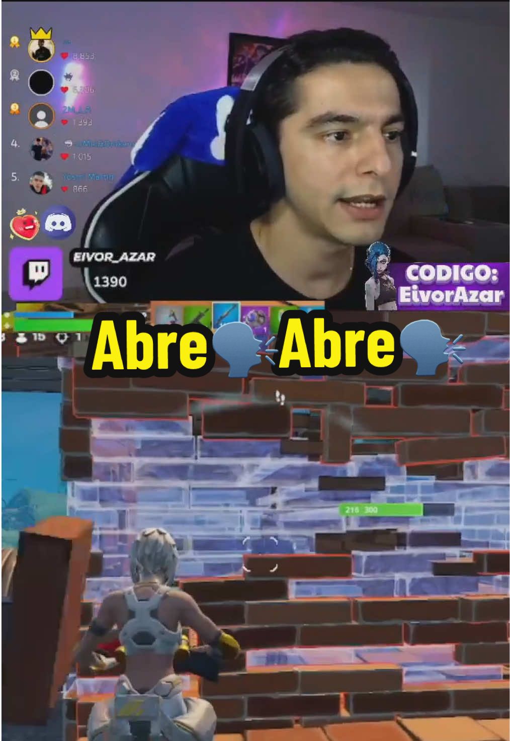 Abre🗣️Abre🗣️Abre🗣️#fortnite #fortniteclips #creatorsearchinsights 