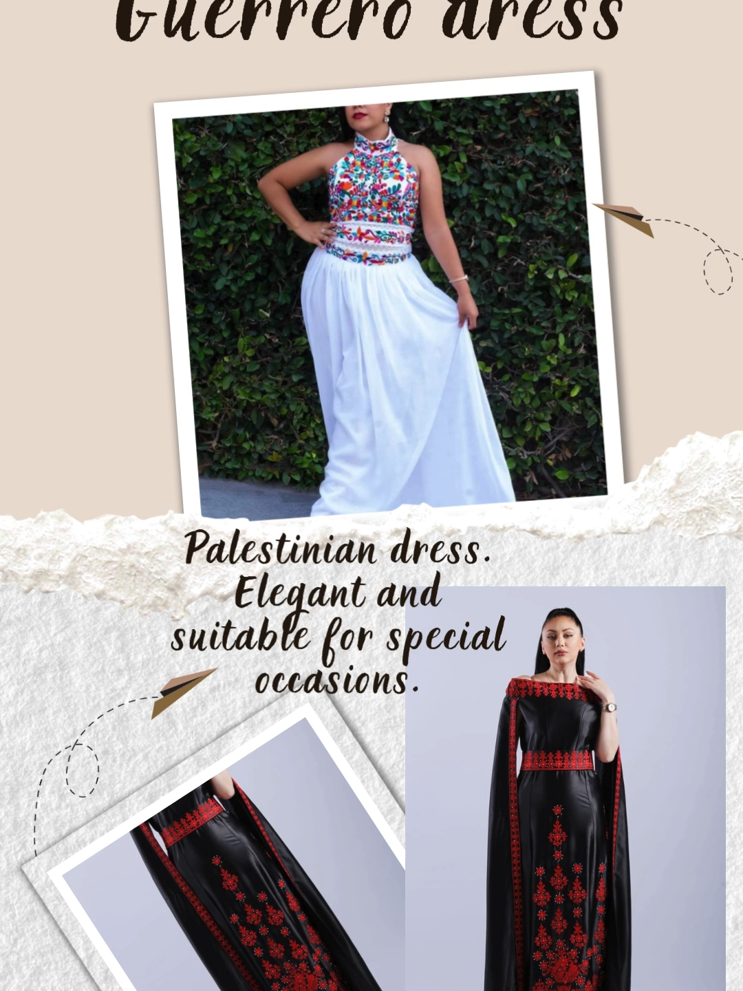 👗✨ Two cultures, two stories, one elegance. From the heart of Guerrero to the essence of Palestine, these handmade dresses don't just dress... they speak for you! 🔸 Ayala Dress: artisanal embroidery from Mexico, tradition, and feminine strength. 🔸 Palestinian Dress: elegance with a cultural soul, perfect for special occasions. 💫 Embrace art, history, and unique style in every stitch. 🛍️ Discover them now at: 👉 samirasworldboutique.net 📦 We ship nationwide! ✨ Dress in culture. Look with purpose. #HandmadeDresses #CulturalFashion #Handmade #WarriorDresses #PalestinianDress #SamirasWorldBoutique #StyleWithHistory #FashionWithACause #EthnicFashion #UniqueDresses #TikTokBoutique #HandmadeClothing #CultureInYourClothes#ypfッ #ypfッviral