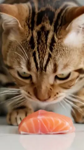 A beautiful Bengal cat enjoying a piece of raw salmon — slowly, with real ASMR sounds. Every bite and lick is pure relaxation for your ears. 😺 #BengalKatze #ASMRKatze #KatzenASMR #Katzeisst #Katzenliebe #ASMRDeutsch #KatzenVideo   #BengalCat #CatASMR #RawSalmon #CatEating #FluffyCat #ASMR #RelaxingSounds #SatisfyingVideo  #cattok #catlover 