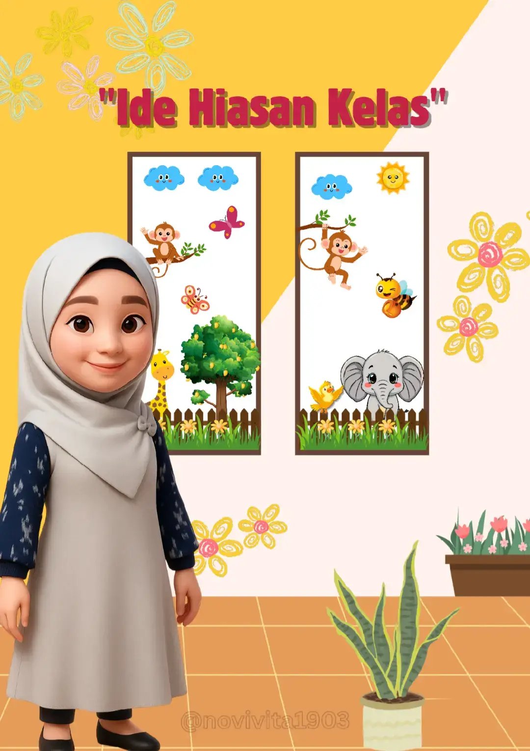 Part 1. Hiasan Jendela kelas #hiasan #hiasandinding #hiasankelas #dekorkelas #kelas #guru #gurukreatif #gurutk #inspirasi #guruinspiratif #ruangkelas #fyp #fypviral #beranda #berandatiktok 