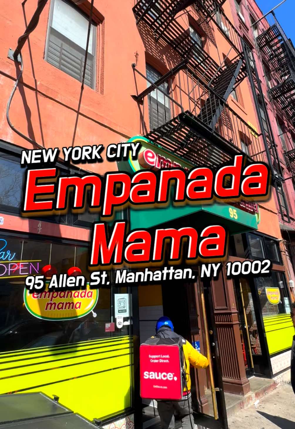 Empanada Mama in the Lower East Side — an NYC staple serving up over 40 authentic Colombian and Latin American empanadas. 🌟 From classic spicy beef to cheesy, savory combos, everything’s handmade fresh and packed with flavor. If you’re craving the best empanadas in Manhattan, this is the spot!  Shoutout to my boy @Justin Valenzuela for the collab!  @Empanadamamanyc 📍95 Allen St. Manhattan, NY 10002 #Foodie #foodreview #nycfoodie #empanadas #nyceats #nycfood
