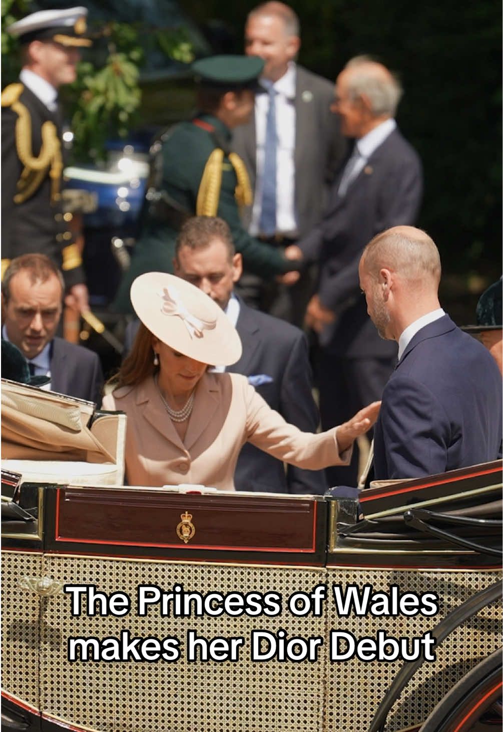 #PrincessofWales Kate Middleton made her debut in @Dior for today’s French state visit