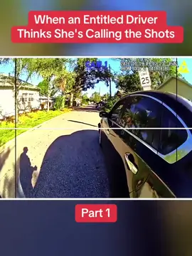 When an Entitled Driver Thinks She's Calling the Shots Part 1  #cops #copsoftiktok #police #policeofficer #bodycam #crime #truecrime #truestory #foryou #fyp