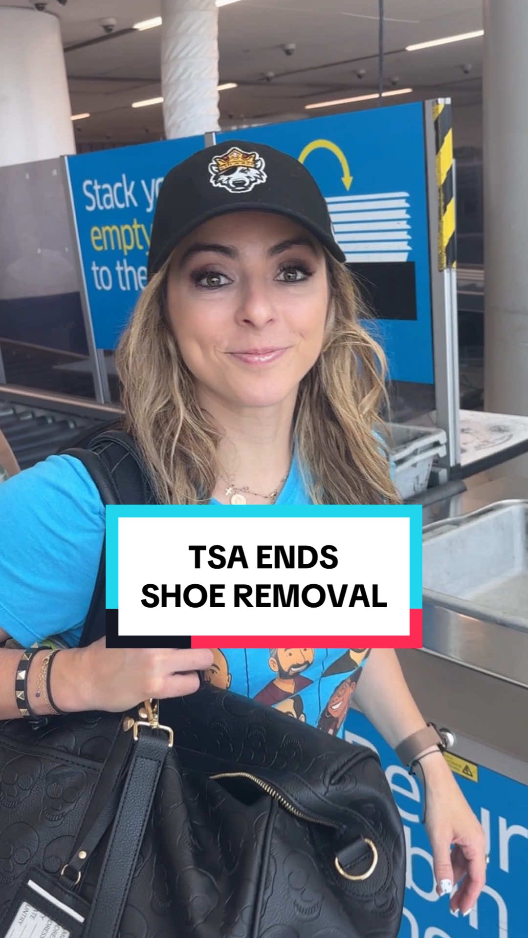 Big news for travelers! ✈️ TSA ends shoe removal #traveltok #travel #fyp #travelnews 