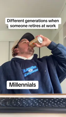 Retirement? What’s that? 💀 #Generations #CorporateHumor #millennials #retirement #relateable 