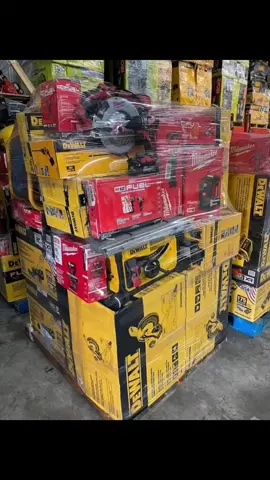 Dewalt and Milwaukee tools available  €1030 for each pallet  Each pallet is having 125 tools  Warehouse pickup accepted  Shipping/delivery for clients away from the warehouse. #explorepage #palletliquidation #explore #walmart #dewaltpowertools #ryobitools #dewalttools #dewalt #reseller #pallets #warehousecompany #exploretheworld #ireland #poland #spain #europe #dewalt #germany #potugal #italy 