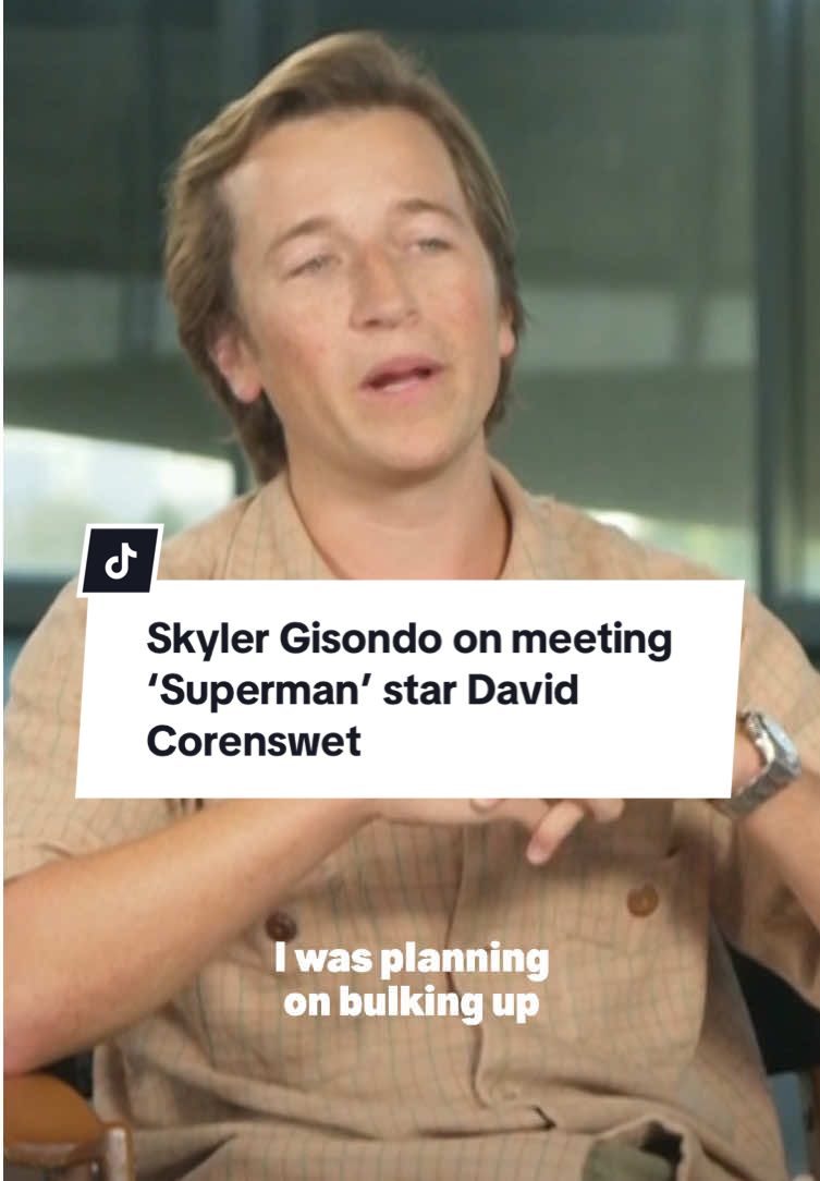 How kind of #SkylerGisondo to leave the bulking to #Superman co-star #DavidCorenswet 💪😅