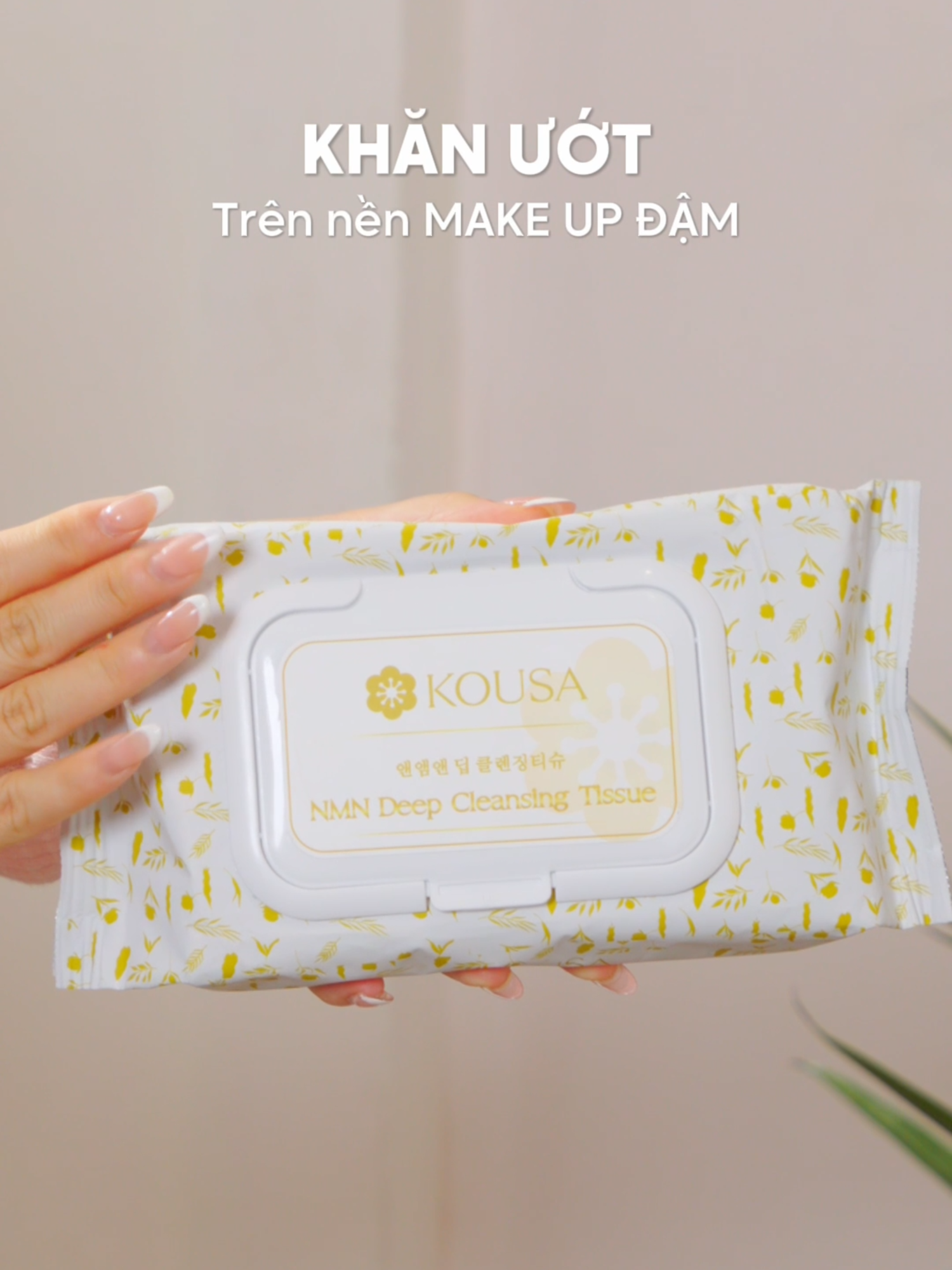 Khăn ướt tẩy trang NMN mới lên kệ cực hot của nhà KOUSA!!! #kousavietnam #kousavn #myphamhanquoc #myphamchinhhang #giaytaytrang