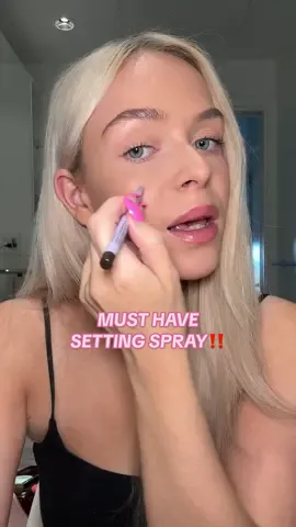 This is the setting spray of the SUMMER! 🤭❤️ @TIRTIR Inc. #TIRTIR #TIRTIRPartner #TIRTIRfixer #redfixer #redtostartredtostay #spraytoslay 