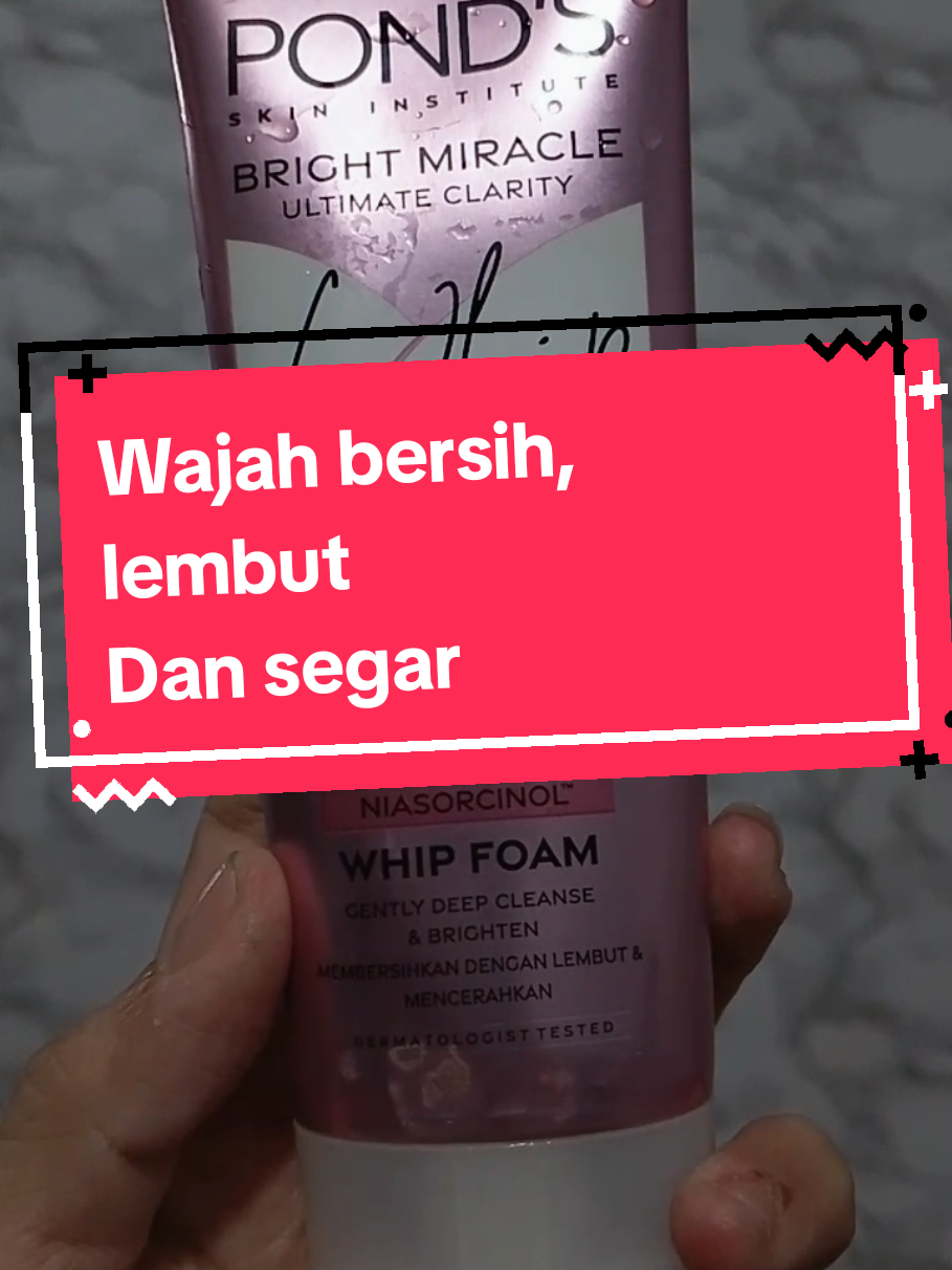 ponds Facial foam wajah bersih, lembut Dan cerah #facial #foam #fresh 