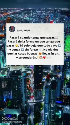 El tiempo decide cuando y como pasarán las cosas , aprende a soltar ,sin forzar nada , ok !!#tiempo #parati #paratodos #fypシ゚viral 