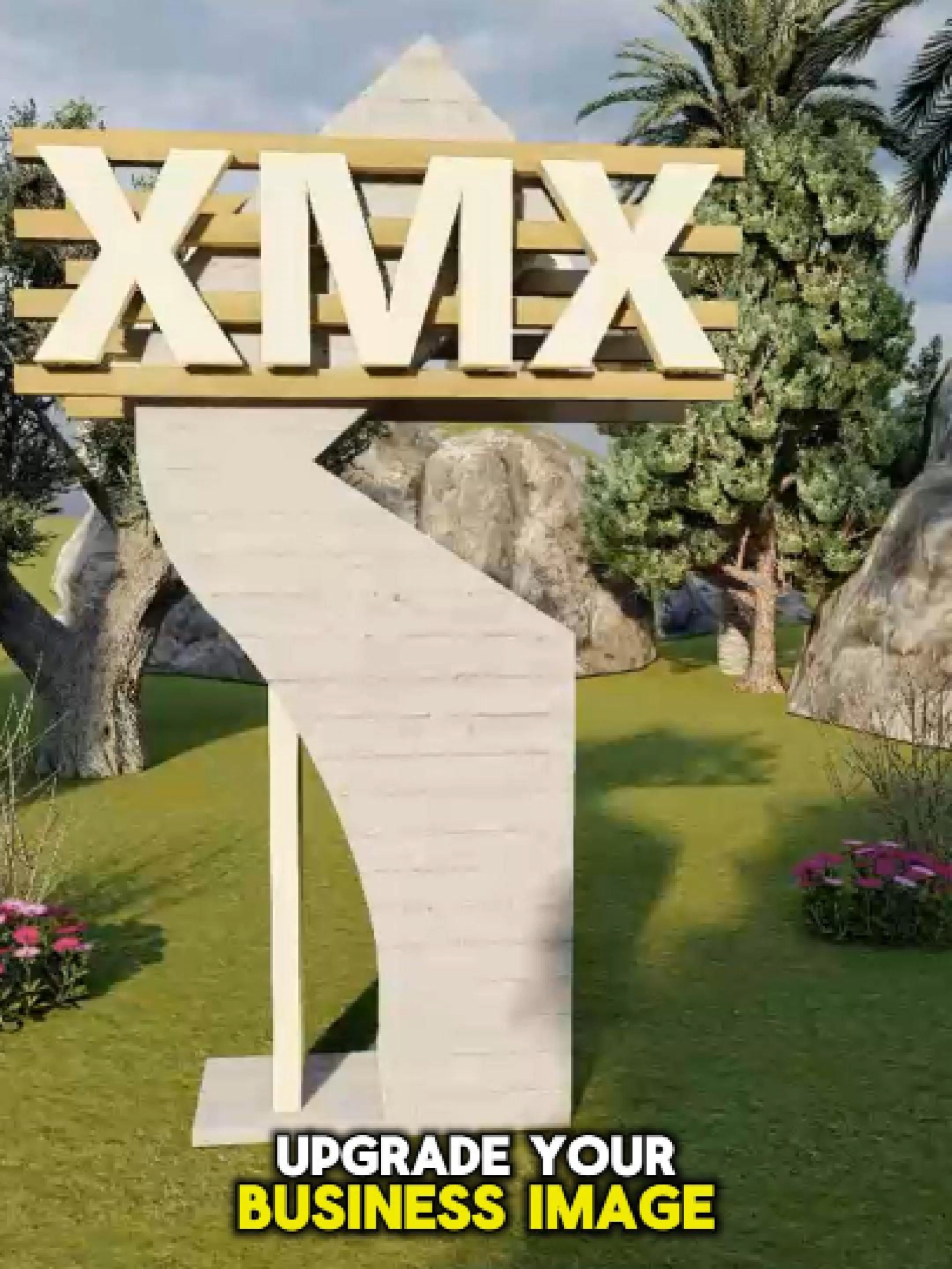 Pylon Signage design for Company  #signage #signboard #signagedesign