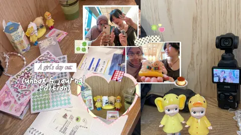 Part 2 | A journaling and blindbox opening vlog with @idil 🪷  -> would you like to see longer vlogs?  🐰: #jiasjournal #vlogaesthetic #visualdiary #journalwithme #blindboxopening #pinterestaesthetic #girlhood #sonnyangels #shoujoaesthetic