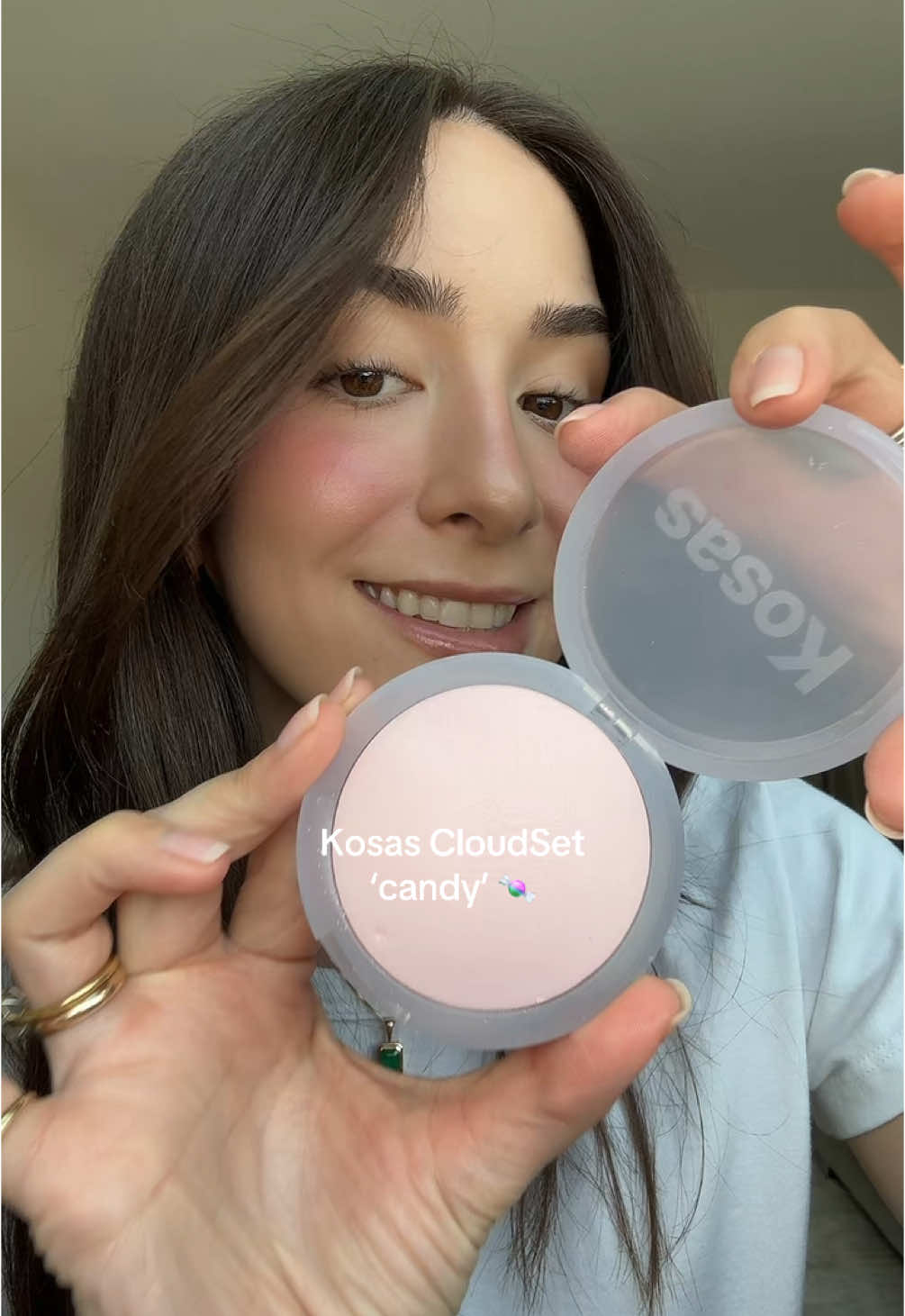 @Kosas Cloud Set 🎀 #makeup #nofilter #beauty #kosas #cleanbeauty #cloudset #settingpowder #filter #blurringpowder #sephora #cleanbeauty 