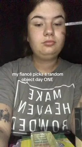 tiktok keeps putting audios without my knowledge! hope that helps! FIANCE PICKS RANDOM OBJECT TO TURN MYSELF INTO!!!!! Comment your favorite food when you see this! #fyp #foryou #challenge #objects #makeupchallenge 