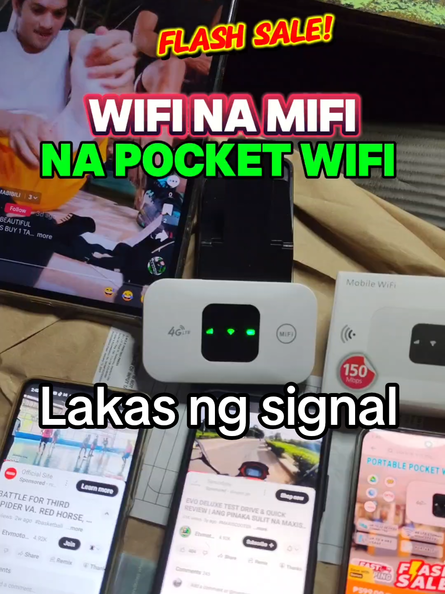 ANG LAKAS PALA NITONG MIFI NA WIFI PA AT POCKET WIFI 😊 THANK YOU TALAGA DITO! #fyi #foryoupage #MIFI #pocket #wifi #ordernow 