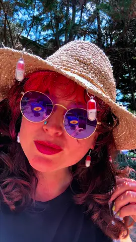 EDM Vibin’ with the Happy P*ll hat + earrings 😀❤️ lmk if you want me to put some in the shop! 🔗 in bio ✌️ #edmfashion #edmstyle #edm #edmtiktok #edmlife 