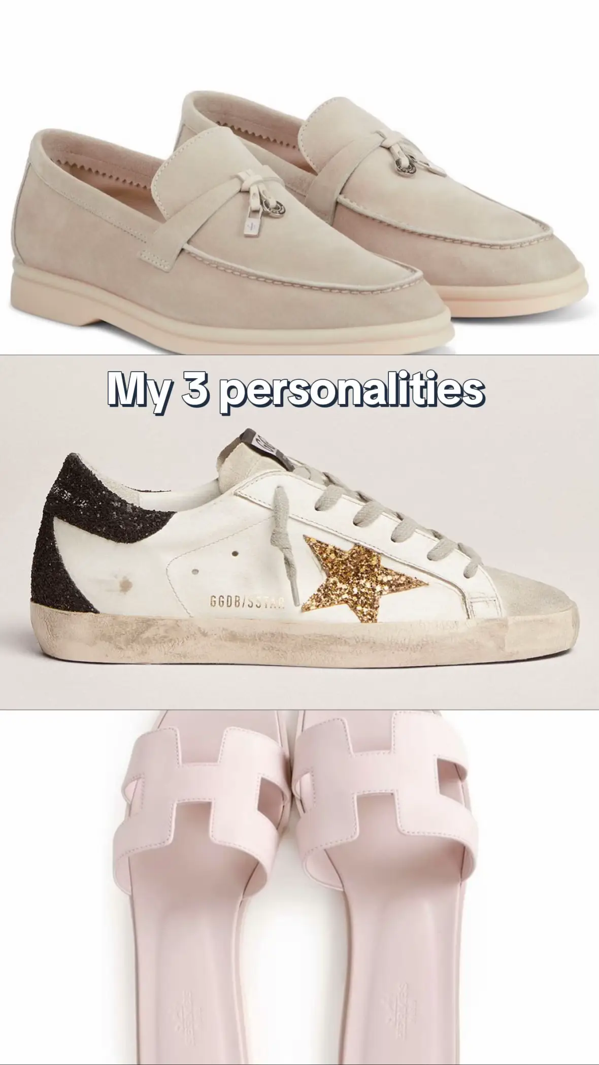 #loropiana #goldengoose #hermesoran #summerrotation #summershoes #inspo #aesthetic #moodboard #style #itgirl #fashion #richtaste #chic #pinterest #targetaudience #globaltiktok #coolgirl #perte #parati #paravoce #furdich #nichetok #getmefamous #4upage 