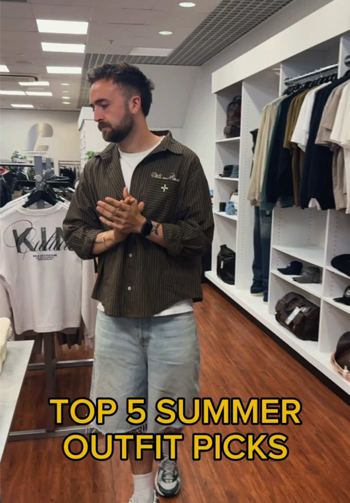 Matt’s top 5 picks at Culture this Summer 🏝️  . #clothing #streetwear #culture #cardiff #Wales #fyp #fashion #shopping 