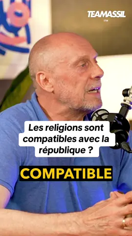 Les religions sont compatibles avec la république ? Réponse d’Alain Soral🎙️ Interview complète disponible sur ma chaîne, lien en bio🚨 #pourtoi #foryou #fyp #interview #podcast #teamassil #france #actualité 