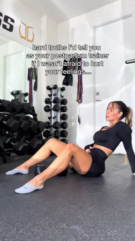 Please read — ✨Your mom pooch isn’t always diastasis.  It can be fat. No amount of deep core work will burn it off, that’s what nutrition is for. ✨You can’t fix a postpartum body with random workouts you saved off IG. You need a plan that’s made for where your body is now, not where someone else is. ✨If you’re leaking (pee when cough/ laugh) it’s not normal. It might be common, but never normal. It’s a sign your pelvic floor needs help. ✨“I don’t have time” We all have full plates. But if a full time working mom with three kids can find 30 minutes to move, so can you.  ✨That bloated belly look? Sometimes it is diastasis recti or poor pressure management and no diet will flatten it until you restore your core. ✨Your OB’s 6 week clearance doesn’t mean your body is ready for burpees.  It means you’re safe to move, not healed to go hard. ✨Breastfeeding alone won’t melt off the baby weight.  Yes, it burns calories but it also increases hunger, affects hormones and for many moms actually makes fat loss harder. ✨Your C-section scar goes deeper than you think. If you never massage or mobilize it, it can block your core from working right.  ✨You can’t keep saying ‘I hate my body’ and expect it to change.” If your actions say “I want to transform” but your thoughts say “I’ll never get there” your progress will always feel stuck. Your body needs your belief just as much as your effort. #postpartum #postpartumfitness #postpartumjourney #csection #csectionrecovery #csectionmama #diastasisrecti #coreworkout #coreexercises #absworkout