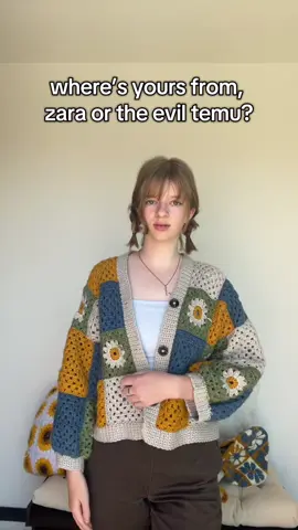 no fast-fashion crochet! #crochettiktok 