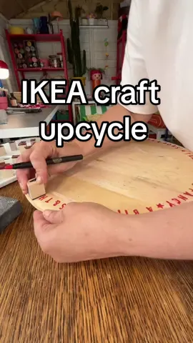 So happy to find this @IKEAUK spinny thing at the charity shop it’s the perfect craft station #secondhandfinds #charityshophaul #ikeaflips #craftstation #craftstorageidea 