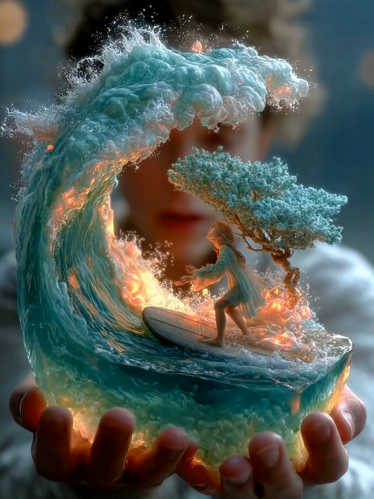 Theme of Imagination   #ai#aigenerated#prompt#midjourney#water#morphingvisage#aiart#aivideo#surreal