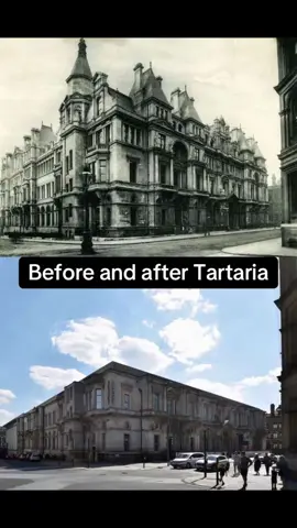 Before and after Tartaria #tartaria #tartarian #tartarianempire #tartarianarchitecture #tartariantechnology #oldworld 