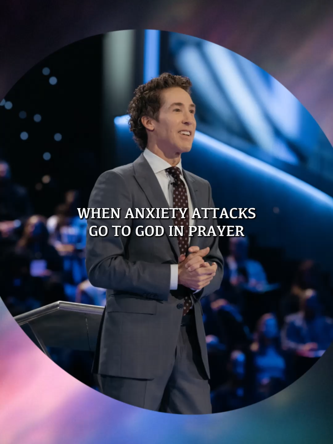 Here’s the promise: “The peace of God, which surpasses understanding, will guard your heart and mind.” Notice it’s the peace of God. It’s not normal peace. It’s peace in the midst of the storm. Youtube.com/JoelOsteen