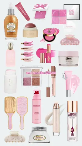 too many pink girly products i need || #makeup #skincare #emijay #girlygirl #sephora #gisou #blush #sparkle #glitter #girlhood #bodycare @Emi Jay @Diorbeauty @LOCCITANE @Gisou @MERIT Beauty @Kayali @Charlotte Tilbury @ONE SIZE BEAUTY @Natasha Denona 
