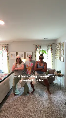 Hey guys look what I made #momtok #mombestie #trio #bestie #motherhood 