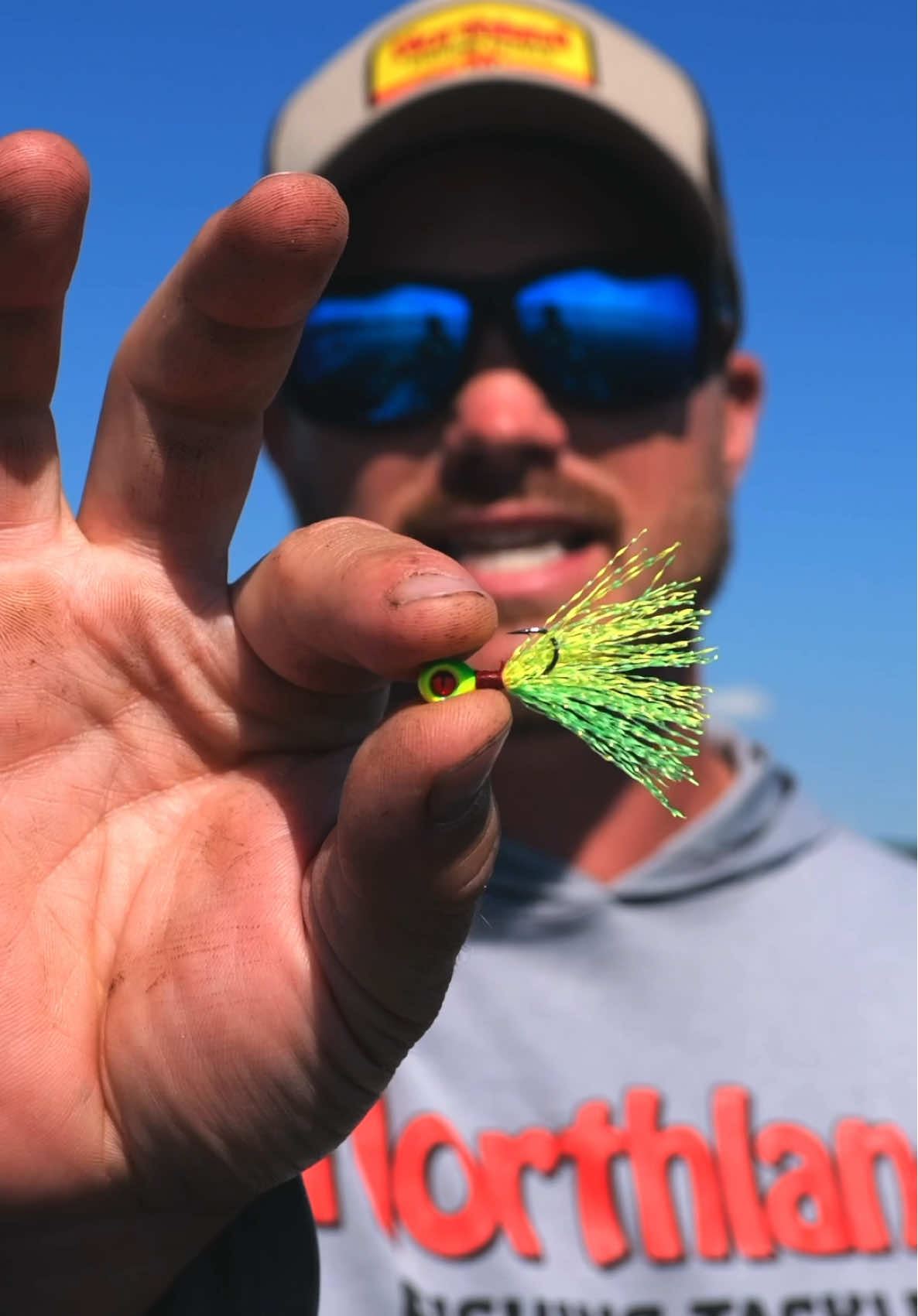 NEW! Tungsten Crappie Queen — adding a little flash into Northland’s Panfish lineup! 🙌🎣👑 #TeamNorthlandTackle  Made with tungsten which is 70% more dense than traditional lead jigs, this jig gets to the fish quick even at small sizes.  Dressed with queen-like metallic angel hair tinsel the Tungsten Crappie Queen flashes as it dances in the strike zone. It features a custom designed Ultra sharp hook that is perfectly proportioned for the small mouths of panfish. Available at your local retailer SPRING 2026 in 2 sizes and 8 colors!