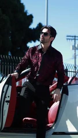 The Velvet Edit: Style for Men Who Make Moves | Barabas Command attention in this rich velvet long sleeve — made for men who own the night. Shop the look. #MensStyle #BarabasMen #LuxuryFashion #VelvetShirt #myBarabas