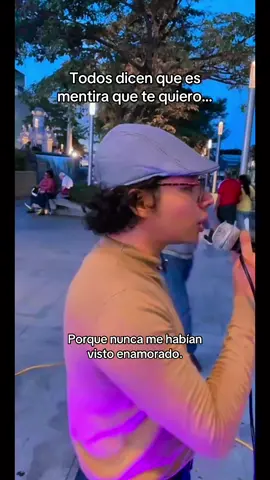 #tiktoklive #livehighlights Todos dicen que es mentira que te quiero porque nuca me habían visto enamorado. Júrame. Un pequeño fragmento cantando en el centro histórico #vlxdy #cantante #elsalvador🇸🇻 #centroamerica🇳🇮🇨🇷🇭🇳🇬🇹🇵🇦🇸🇻 #centrohistorico #cantando #balada #luismiguel #amor #enamorados ##