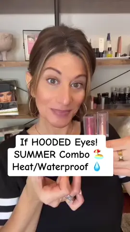 HOODED eyes???? 👀  Perfect Summer Eye/lip combo! ☀️ 🪸 #summervibes  #Summer  #july  #matureskin  #hoodedeyes #fyppppppppppppppppppppppp #fypシ #fyp #fypage #genx #makeup #makeupforbeginners #eyeshadow #beach #beautyover40 #beautyover50 #summermakeup 