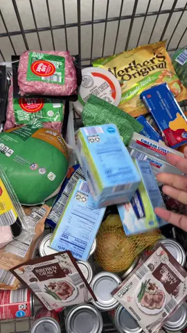 Weekly Aldi haul with lots of meat 🥩 #asmr #aldi #alditiktok #groceryshopping #familyof2 #restock 