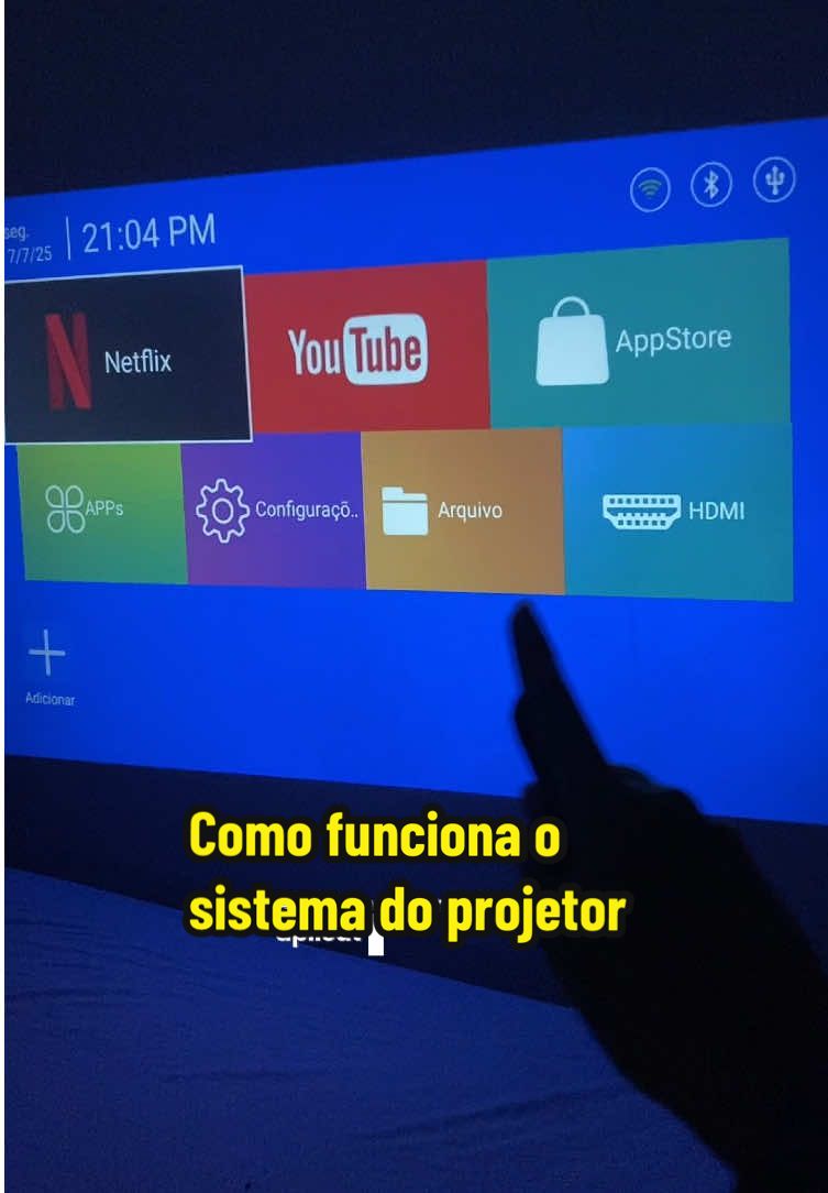 Para quem tinha dúvidas é assim que funciona o projetor✨ #foryoupage #tiktokshop #tiktokshopchegou 