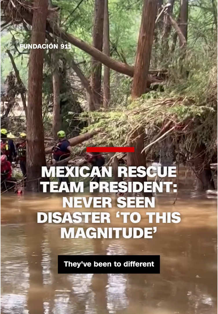 A team of first responders from Mexico joined search efforts in central Texas, where people remain missing after the weekend’s deadly flooding. Ismael Aldaba, the president of Fundación 911, told CNN's Boris Sanchez about the devastation they've seen on the ground.