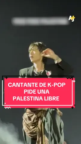 ¿Quién dice que el k-pop y la causa palestina no se unen? Checa cómo el cantante Jae Park y su público piden una Palestina libre. #kpop #kpopers #palestina #gaza #coreadelsur 
