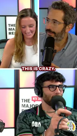 my first time meeting Sam Seder on The Majority Report this morning #majorityreport #samseder #hasanabi #emmavigeland 