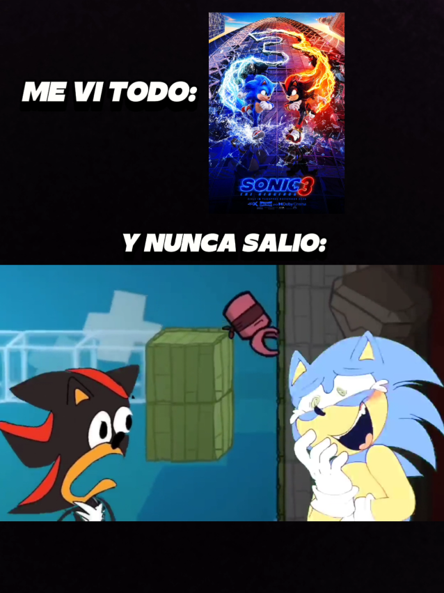 💥¡NO RECUERDO ESTA ESCENA EN SONIC 3!💥 VOZ DE SONIC:@DAFST_96  #humor#sonic#shadow#shorts#fandub#funny#battleblocktheater 
