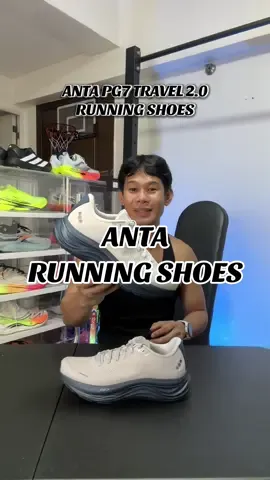 ANTA PG7 TRAVEL 2.0 Running shoes. Beginner friendly, Lightweight, breathable and it has soft responsive cushioning. #sportshoes #runningshoes #menshoes #antashoes #anta #fyp  