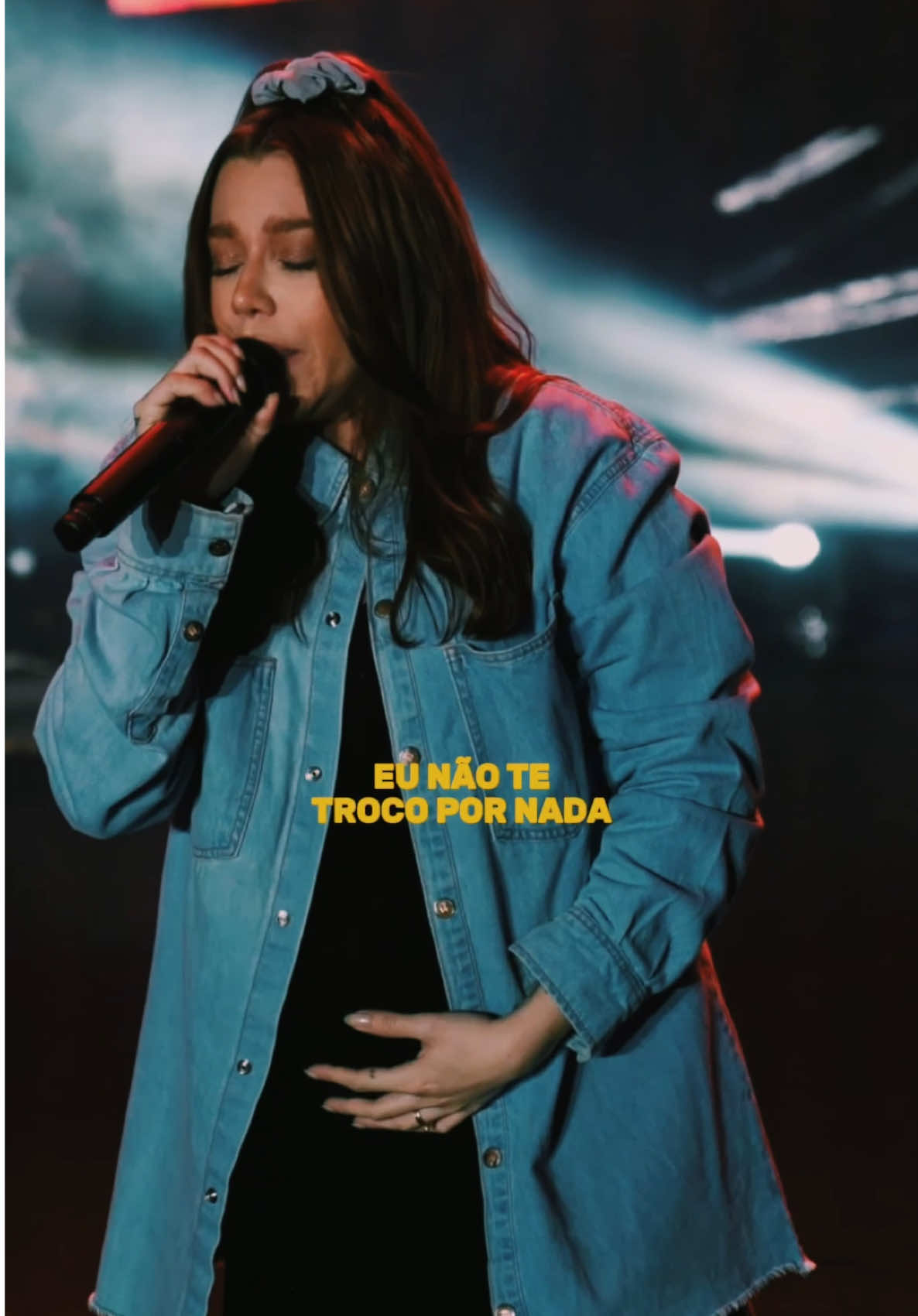 eu não te troco por nada 🥹❤️ #queméesse #jullianysouza #culto #louvor #gospel #igreja 