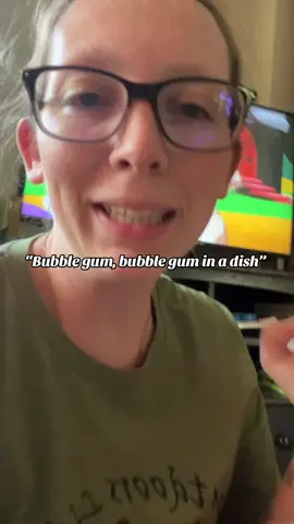 It’s still crazy to me that little games as simple as this one are still being taught.  Oh the memories of being a little girl playing this very game on the play ground with all my school friends came flooding back.  Time sure does fly and it waits for no one 🥺😭🤍  #FYP #MomsofTikTok #memories #bubblegumbubbleguminadish #sahmlife 
